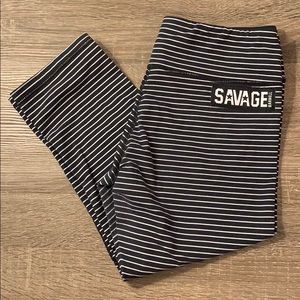 Savage Barbell Capris - size medium